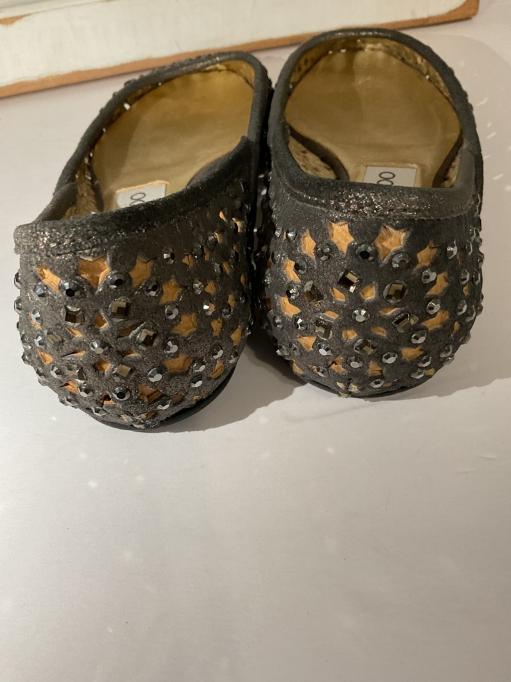 Jimmy Choo Black Laser-Cut Ballet Flats Size 36 - Picture 3 of 7